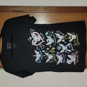 Pokémon Center womens Eevee t-shirt, size 2XL